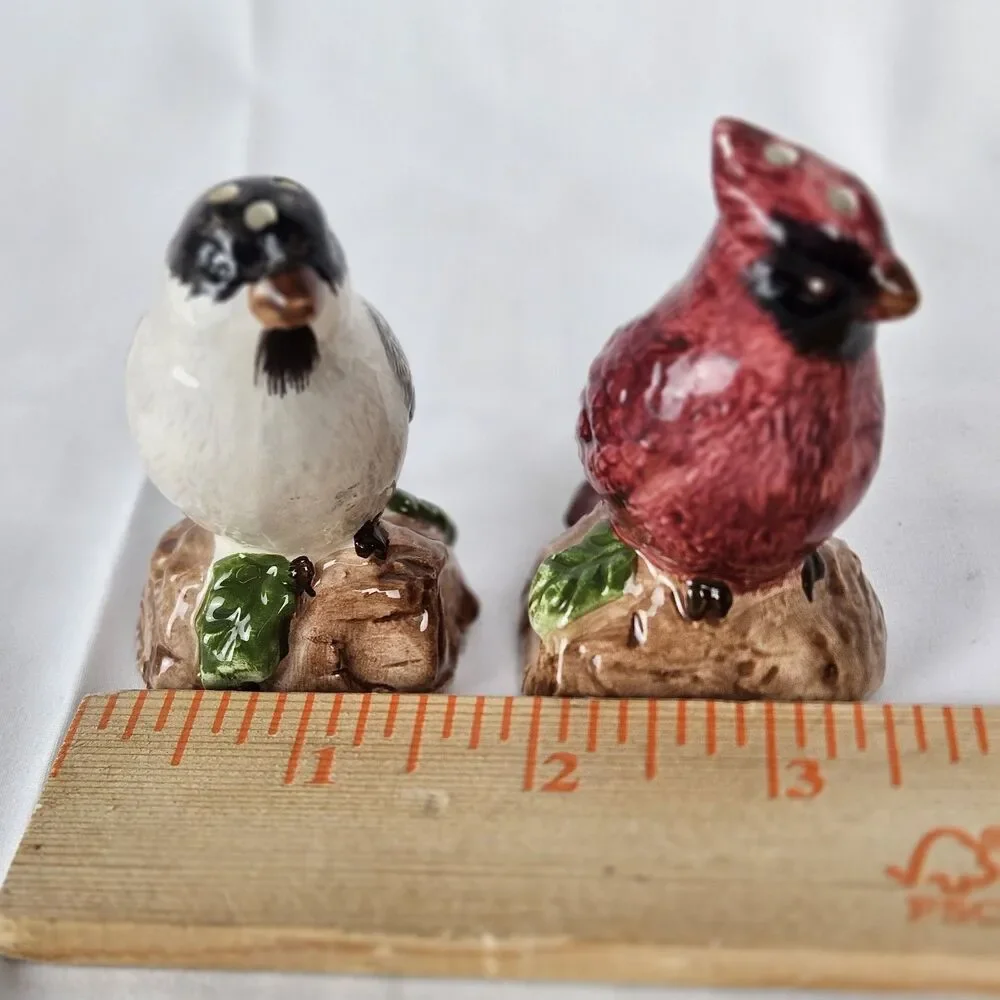 Red Cardinal & Blue Jay Bird Salt & Pepper Set Knollwood By Genuine Sonoma